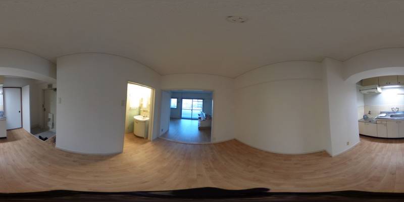 パノラマ画像リビング