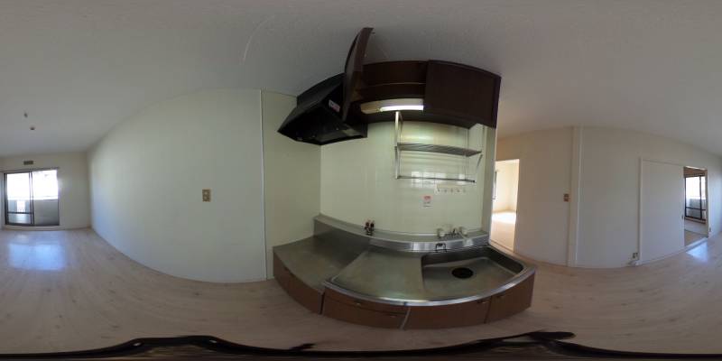 パノラマ画像キッチン