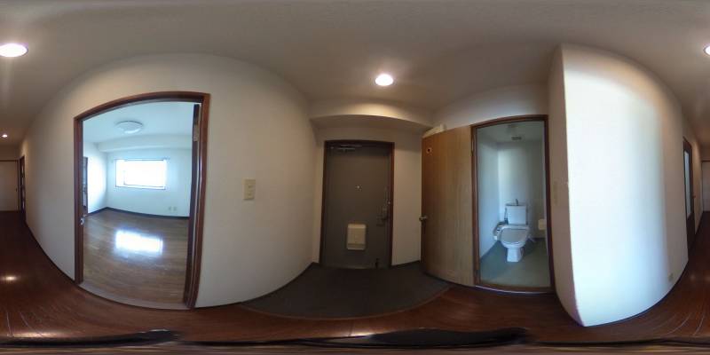 パノラマ画像玄関