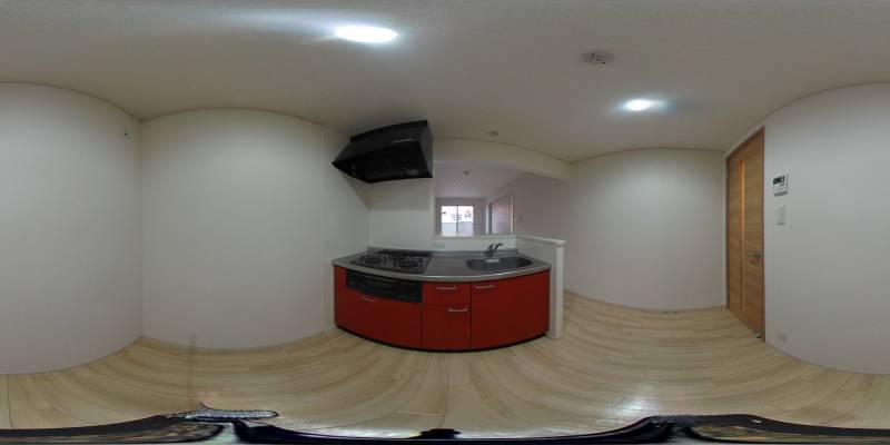 パノラマ画像キッチン