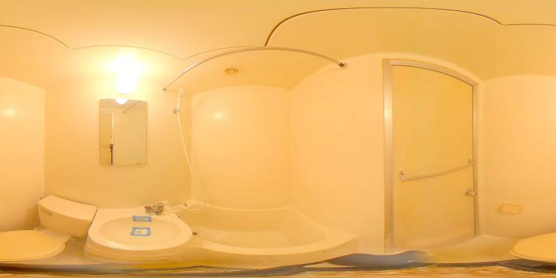 パノラマ画像バスルーム