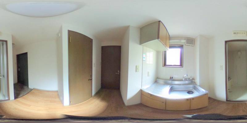 パノラマ画像キッチン