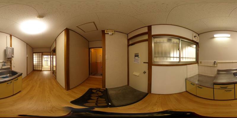 パノラマ画像キッチン