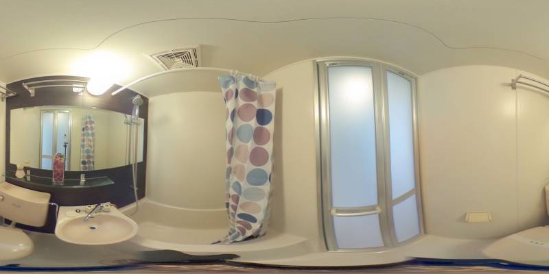 パノラマ画像バスルーム