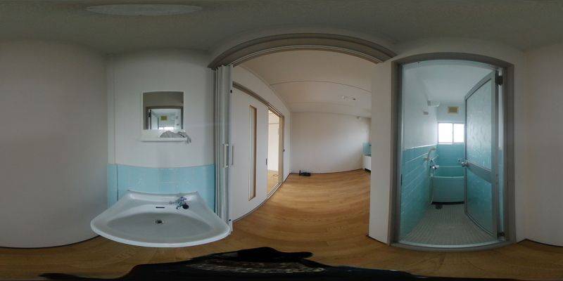 パノラマ画像洗面所