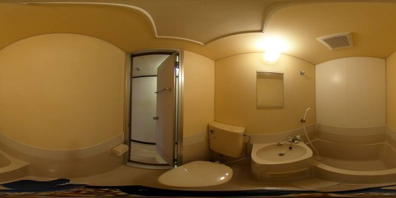 パノラマ画像バスルーム