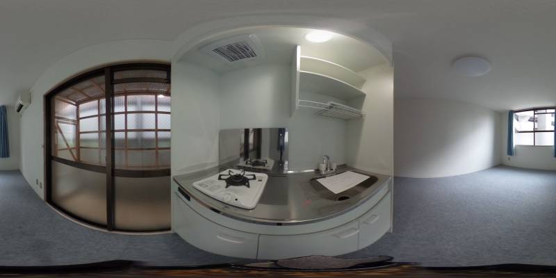 パノラマ画像キッチン