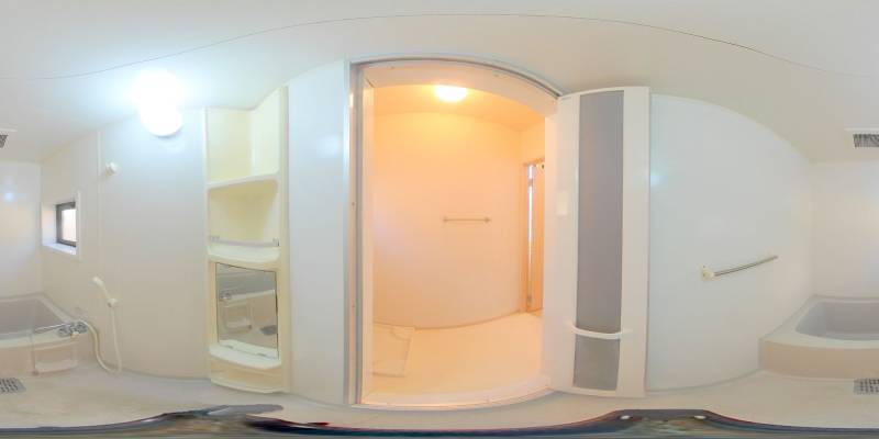 パノラマ画像バスルーム