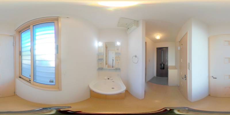 パノラマ画像洗面所