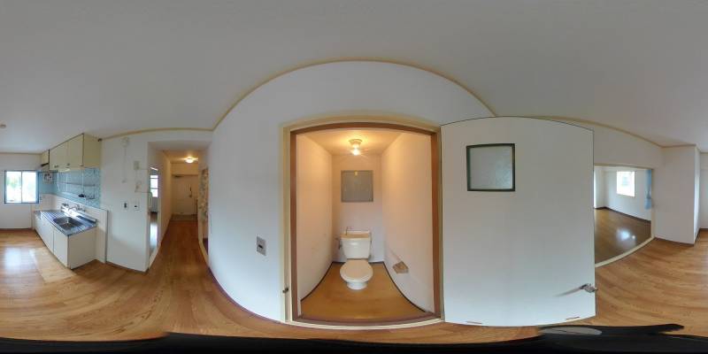 パノラマ画像トイレ