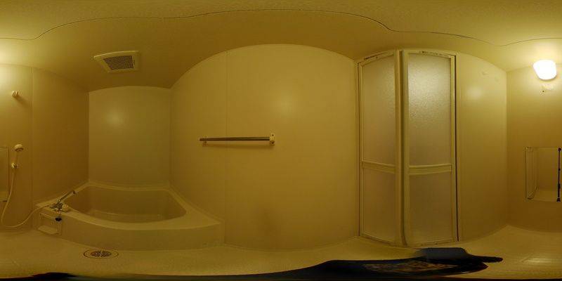 パノラマ画像バスルーム