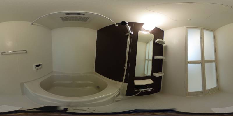 パノラマ画像バスルーム