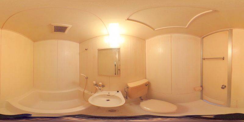 パノラマ画像バスルーム