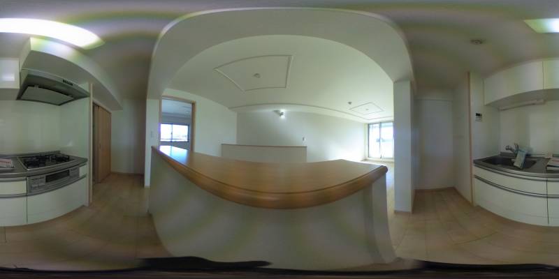 パノラマ画像キッチン