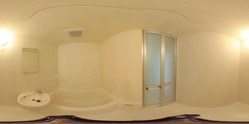 パノラマ画像バスルーム