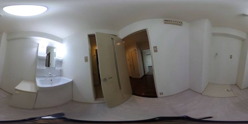 パノラマ画像洗面所