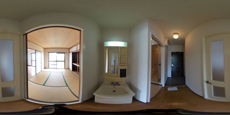 パノラマ画像洗面所