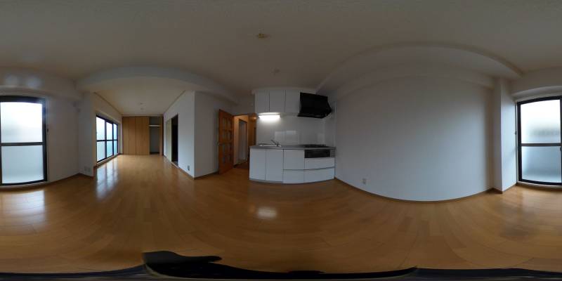 パノラマ画像リビング