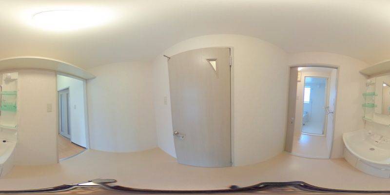パノラマ画像洗面所