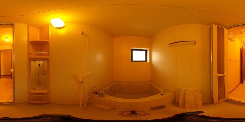 パノラマ画像バスルーム