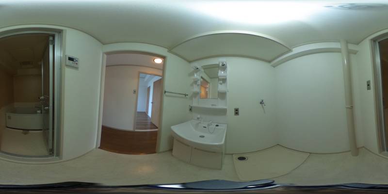 パノラマ画像洗面所