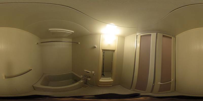 パノラマ画像バスルーム