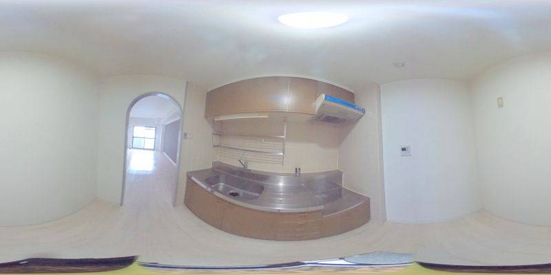 パノラマ画像キッチン