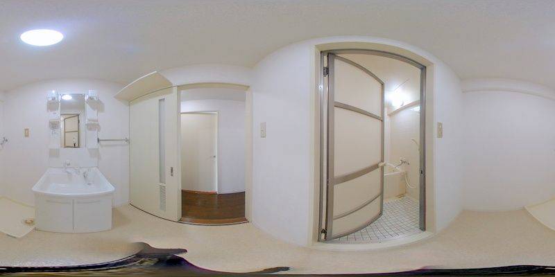 パノラマ画像洗面所