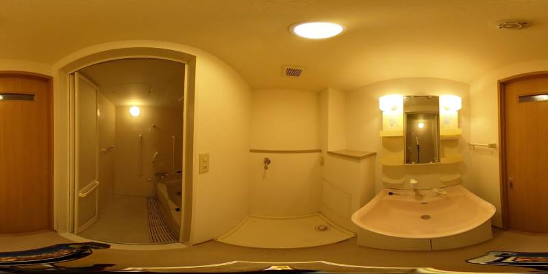 パノラマ画像洗面所