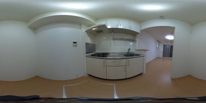 パノラマ画像キッチン