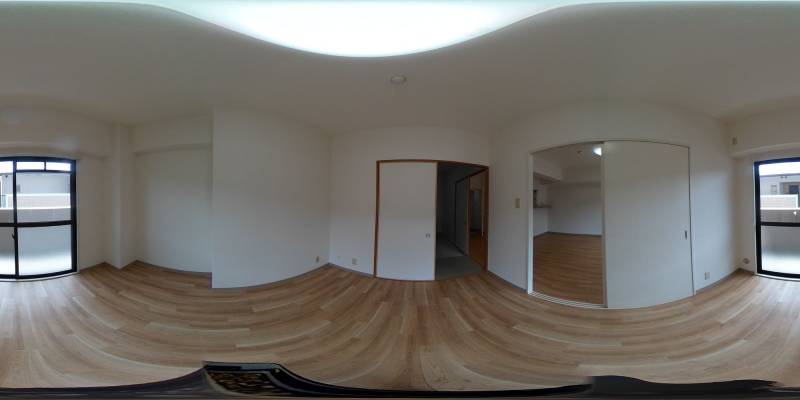 パノラマ画像洋室