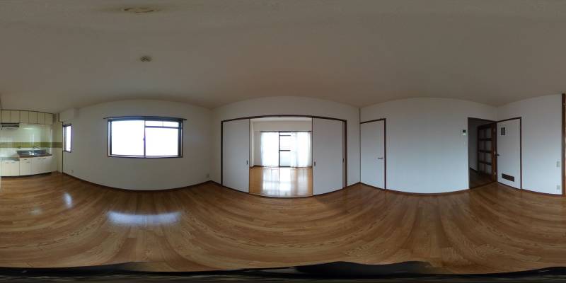 パノラマ画像リビング