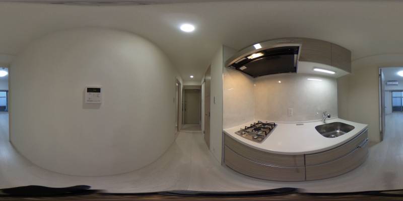 パノラマ画像キッチン