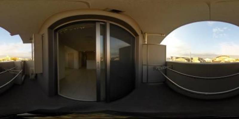 パノラマ画像バルコニー