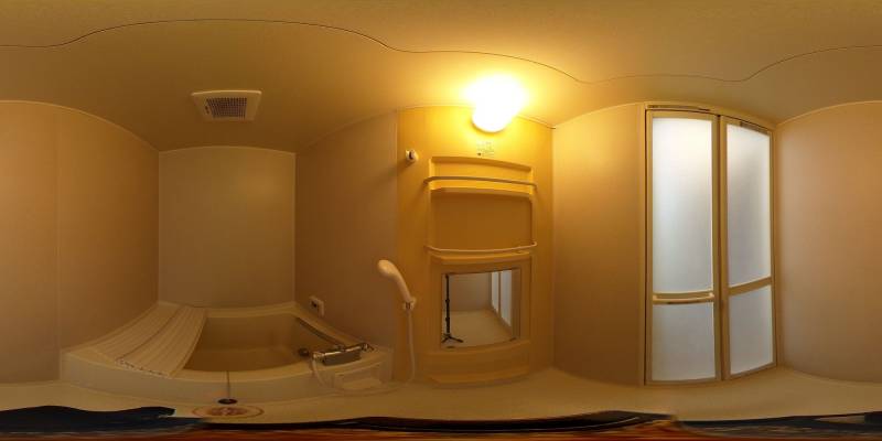 パノラマ画像バスルーム