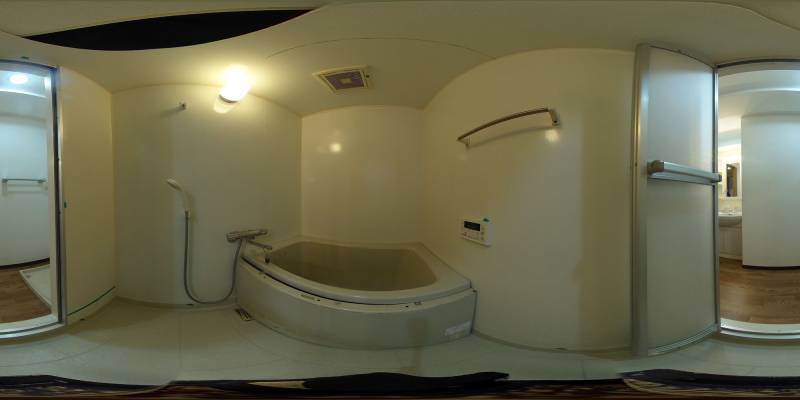 パノラマ画像バスルーム