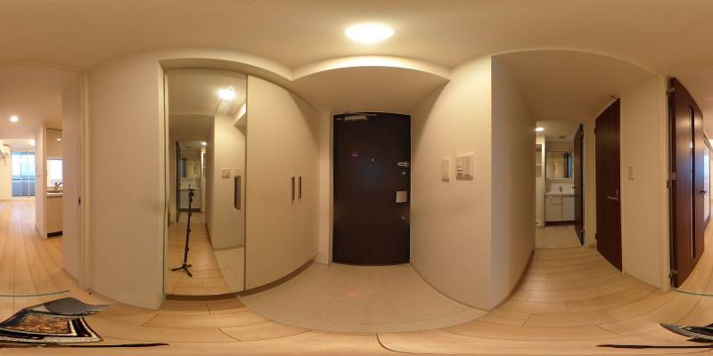 パノラマ画像玄関