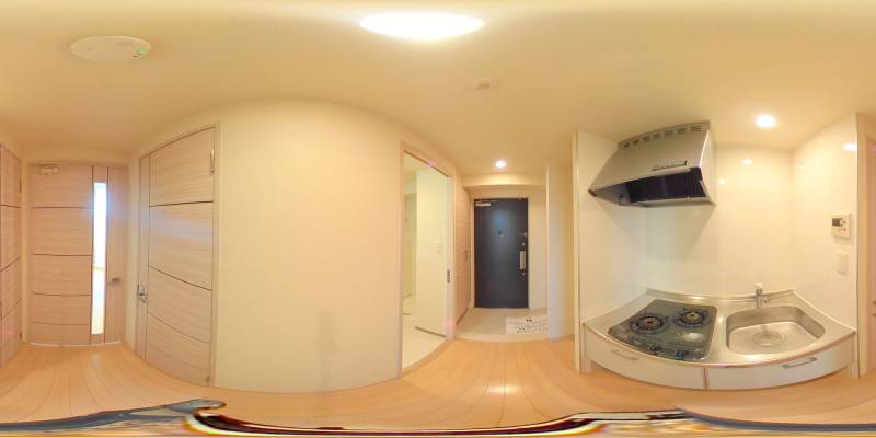 パノラマ画像キッチン