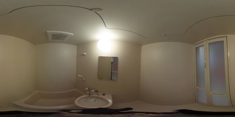 パノラマ画像バスルーム