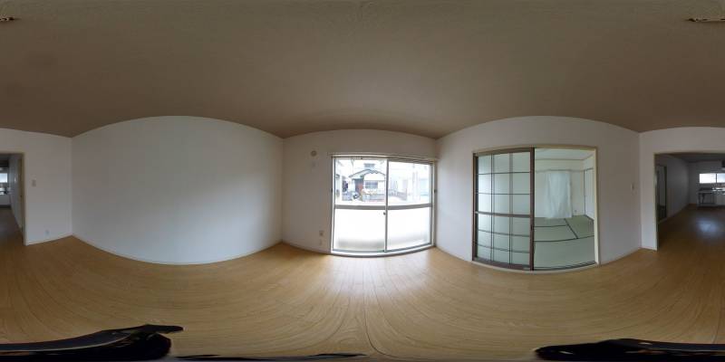 パノラマ画像リビング