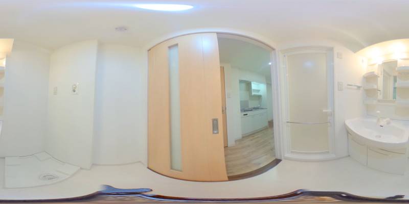 パノラマ画像洗面所