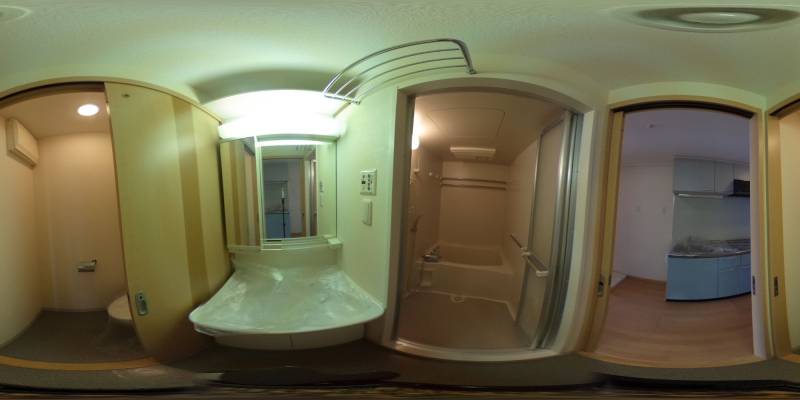 パノラマ画像洗面所