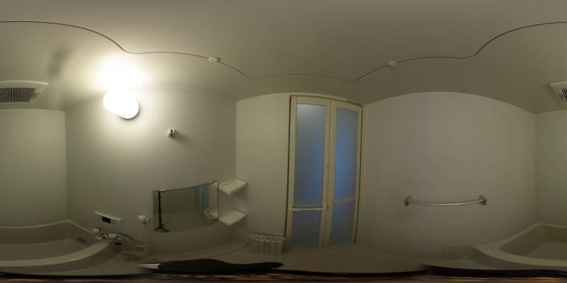 パノラマ画像バスルーム