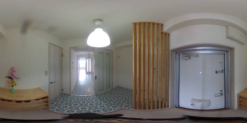 パノラマ画像玄関