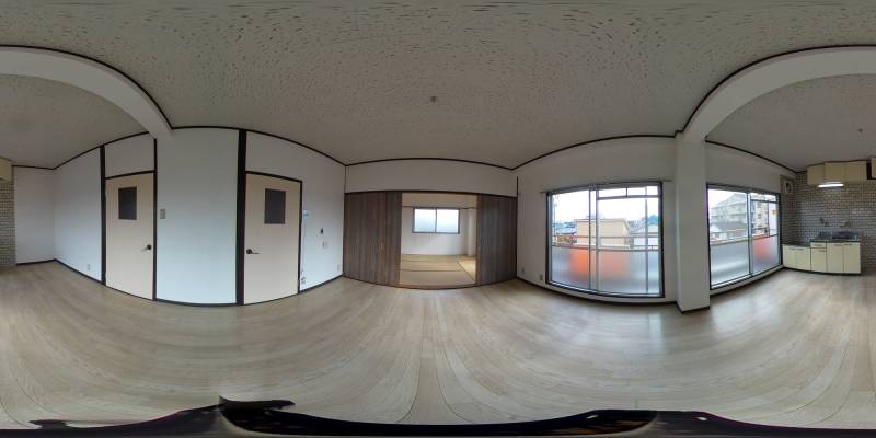 パノラマ画像リビング