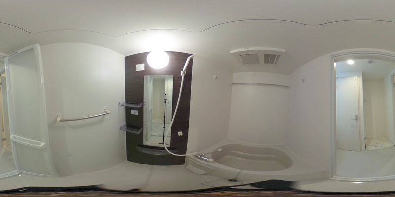 パノラマ画像バスルーム