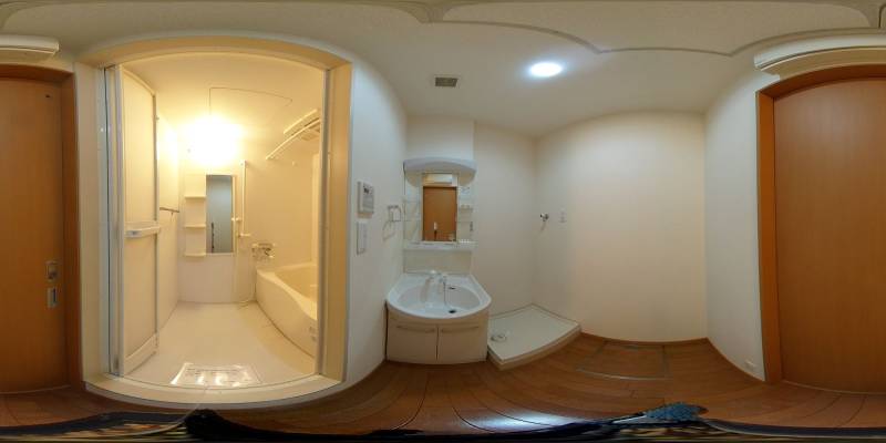 パノラマ画像洗面所