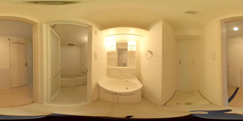 パノラマ画像洗面所