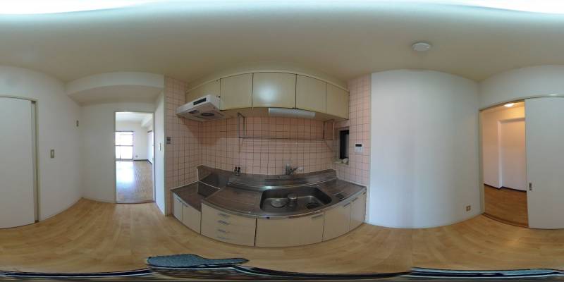 パノラマ画像キッチン