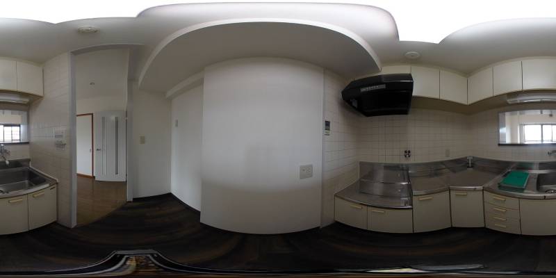 パノラマ画像キッチン